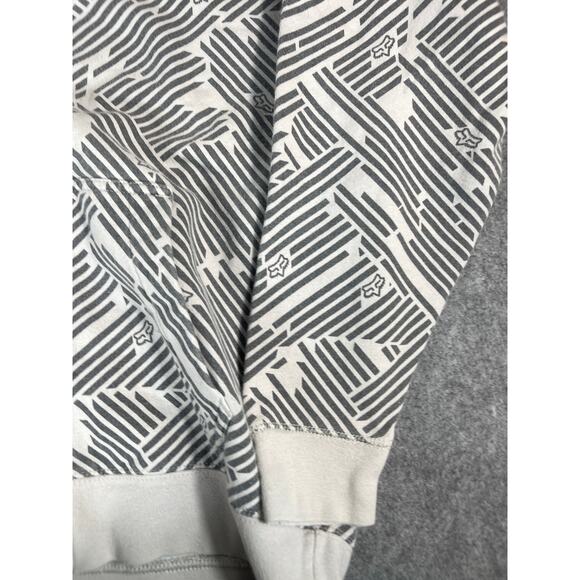 Fox Racing Full Zip Hoodie Mens Large Geometric Skate Motocross Streetwear Y2K - Picture 3 of 5